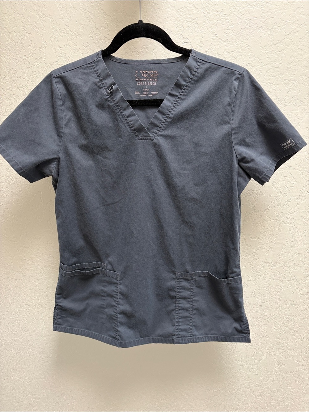 Cherokee Women's Slate Gray Scrub Set